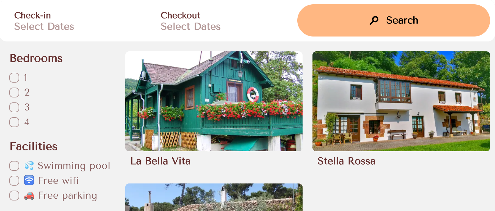 Search widget