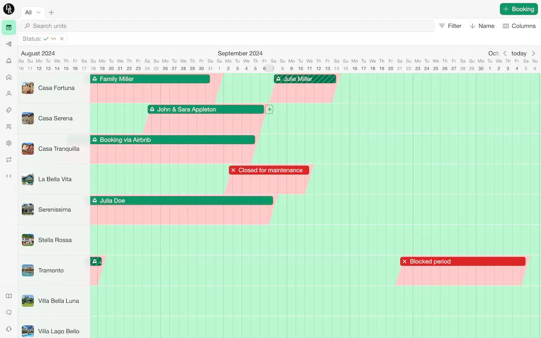 Booking management