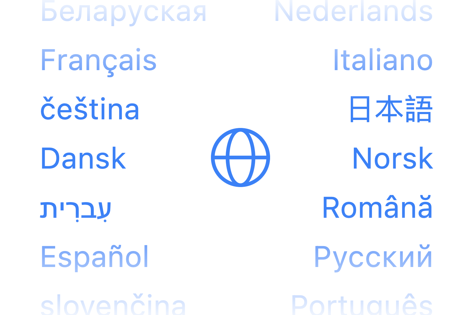 Bookingmood supports over 20 languages for websites