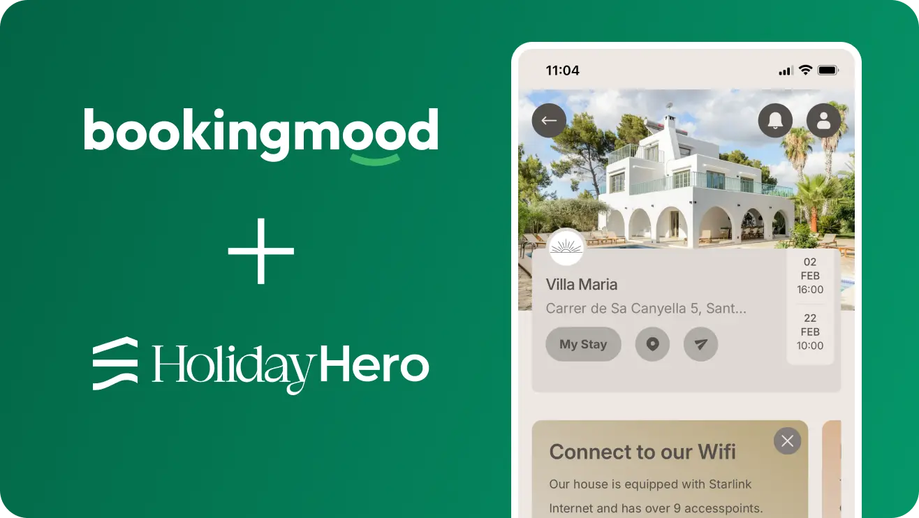 Bookingmood and HolidayHero integration