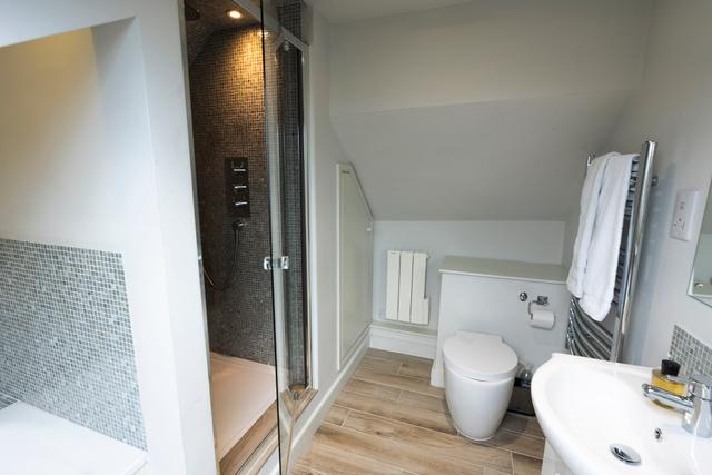 Contemporary Shower and Bathroom