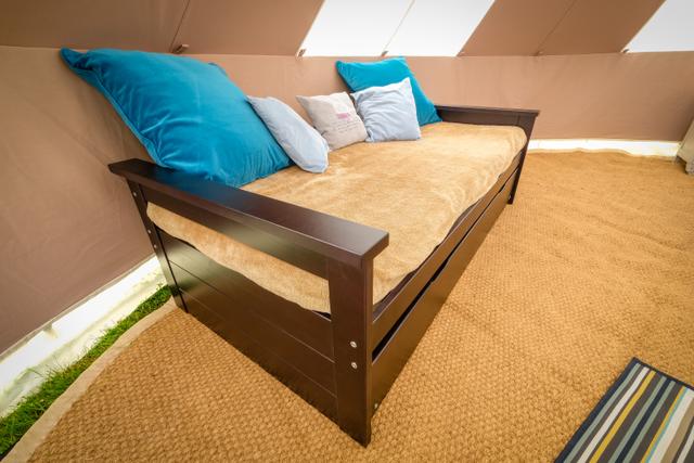 Puy de Dôme Bell Tent Internal -  Day/Single Bed