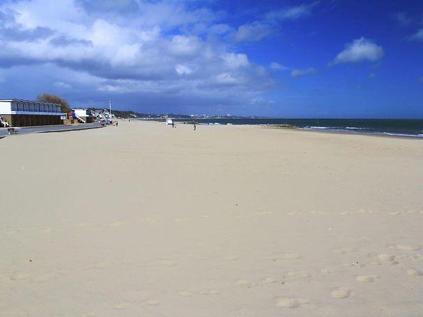 The beach - 2.5 minutes walk