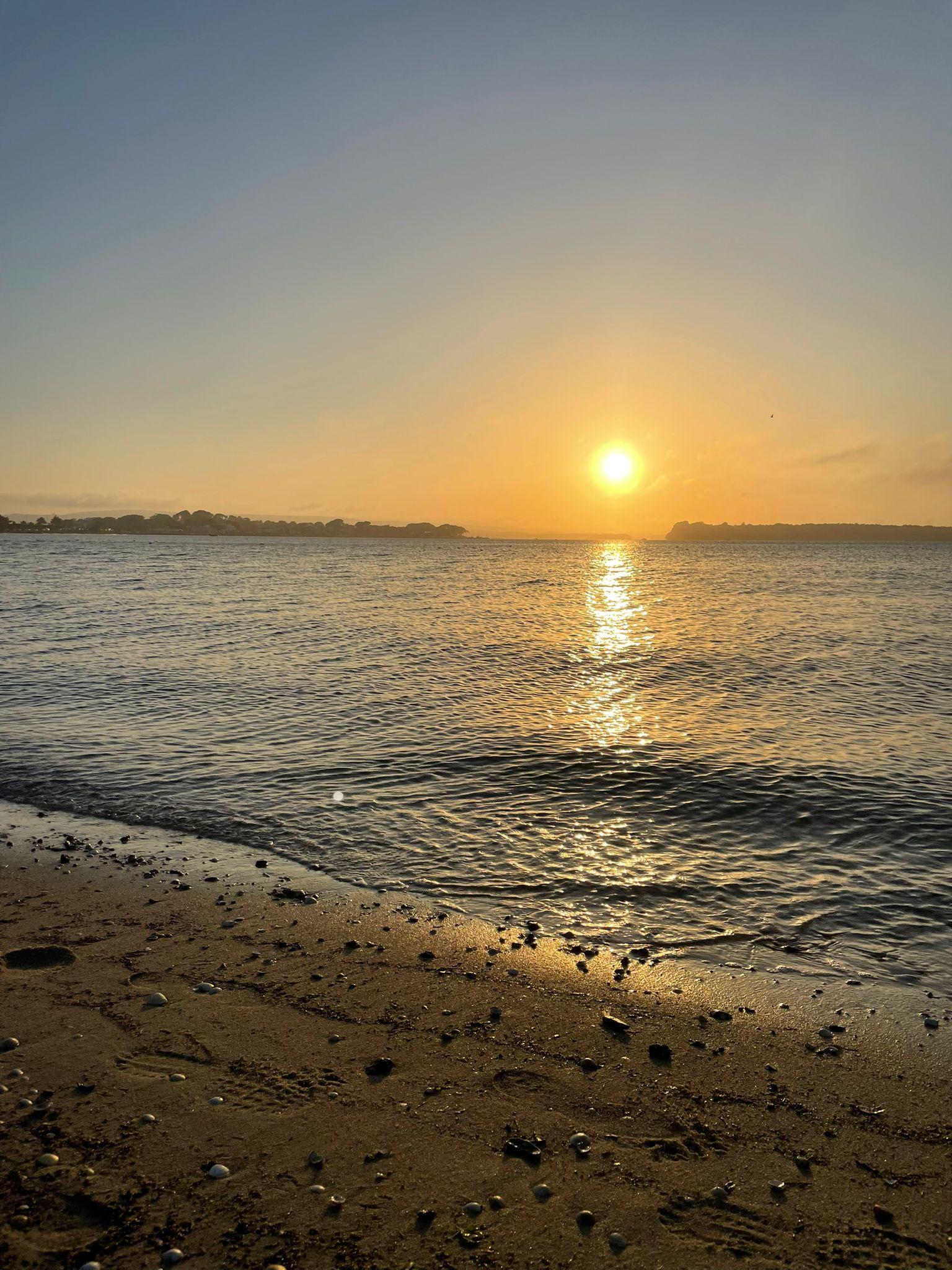 Sunset at the beach