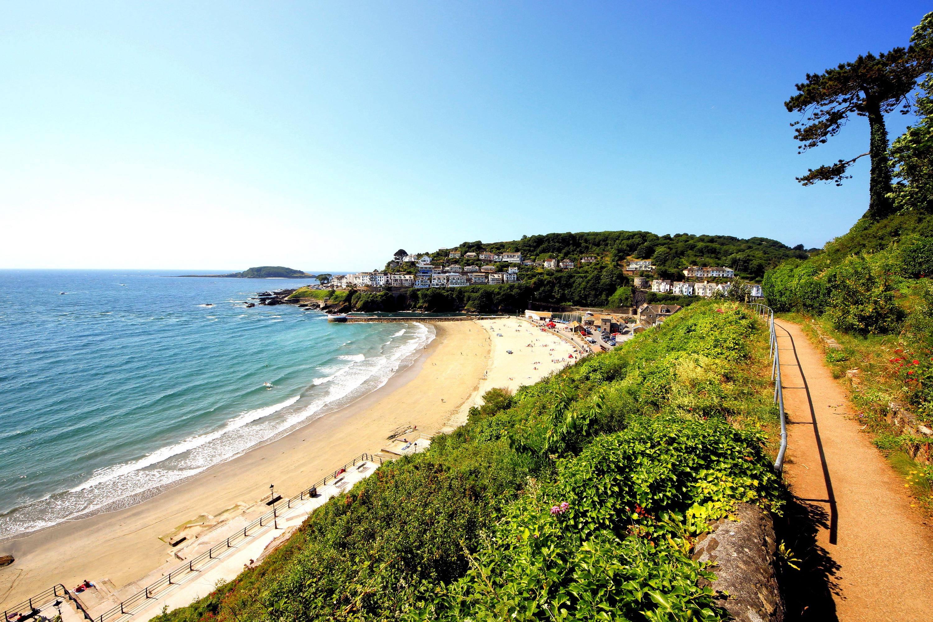 Coastal path above Looe Main Beach