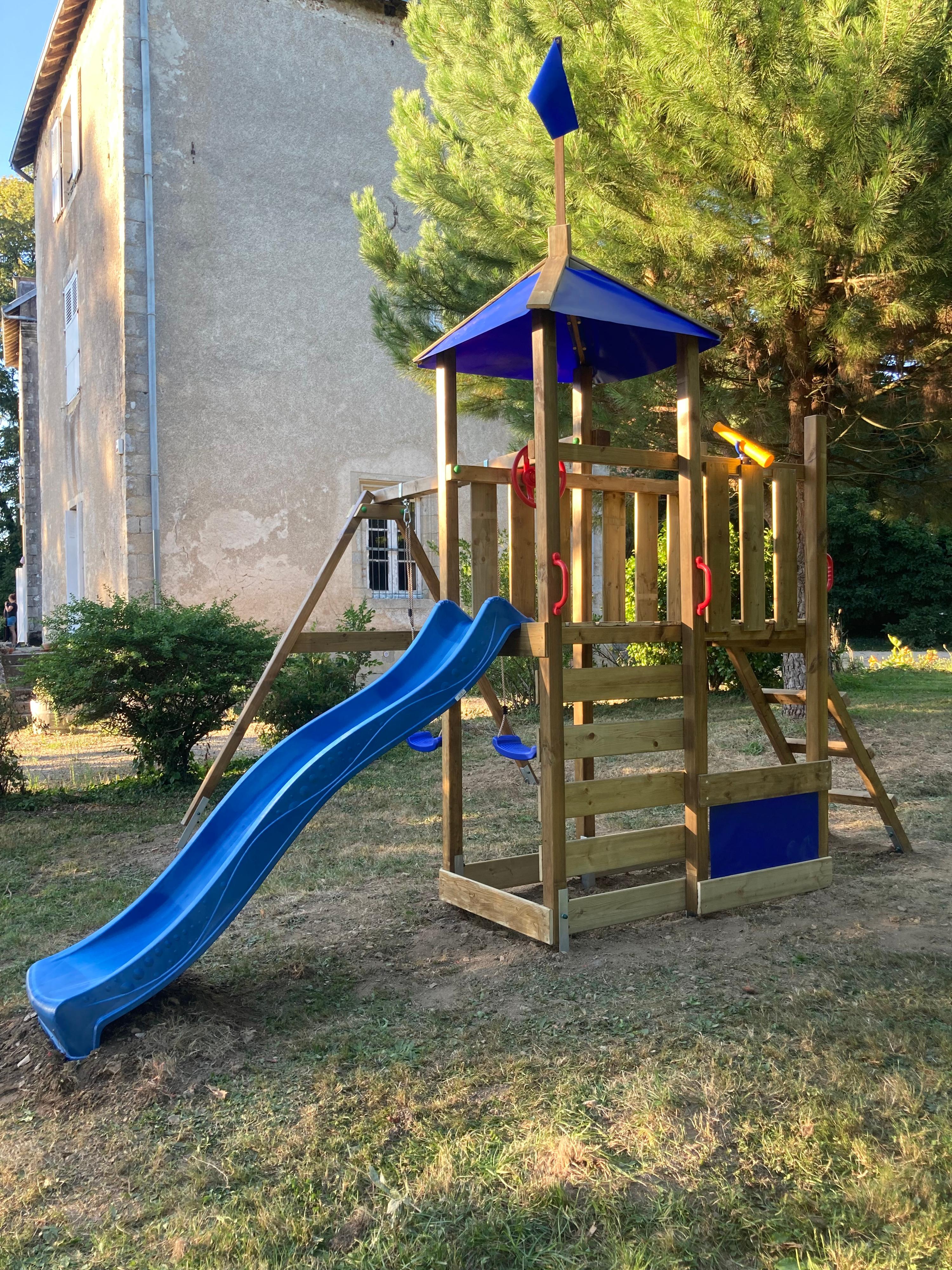 Playset in the chateau park