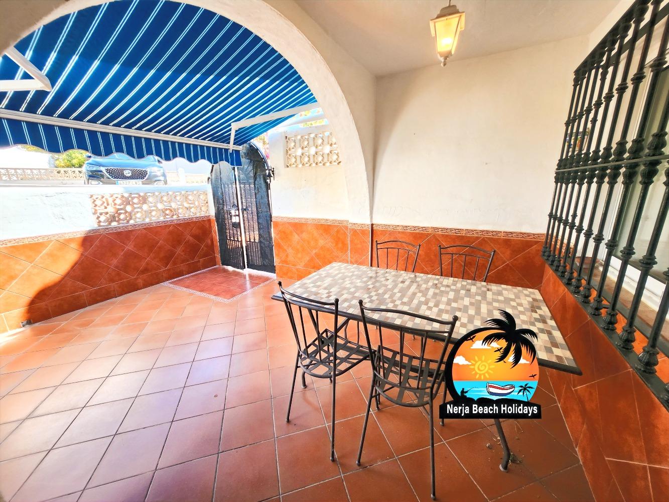 Front Private Terrace with Awning