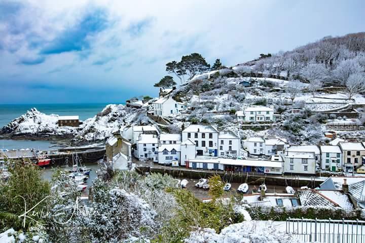 Polperro in the snow