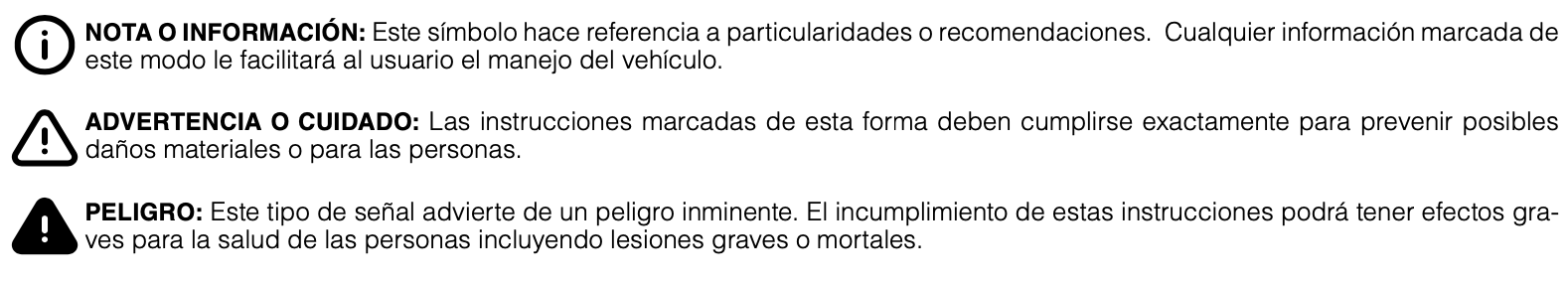 LEYENDA DE SÍMBOLOS