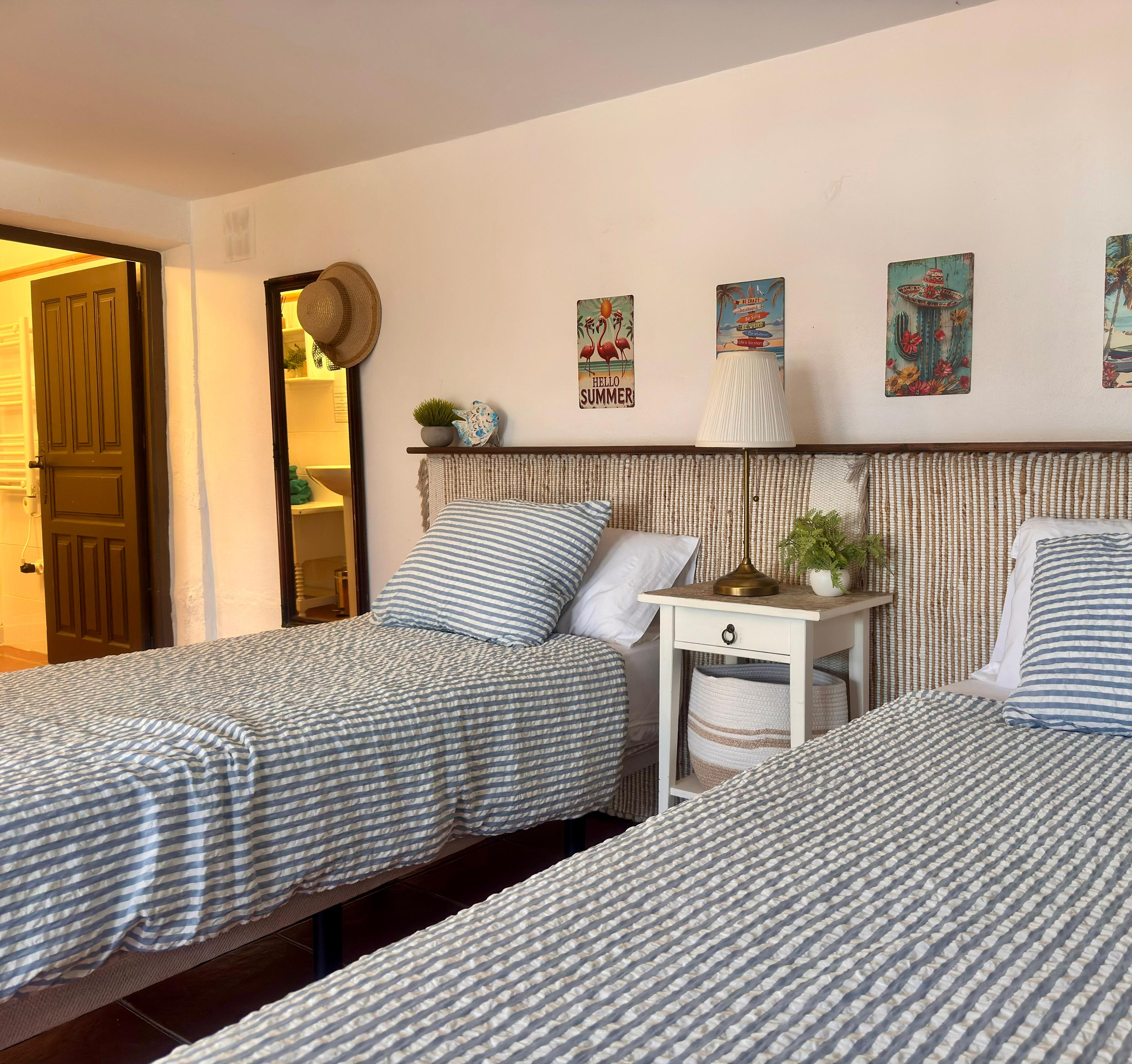 2 x 1 persoonsbedden