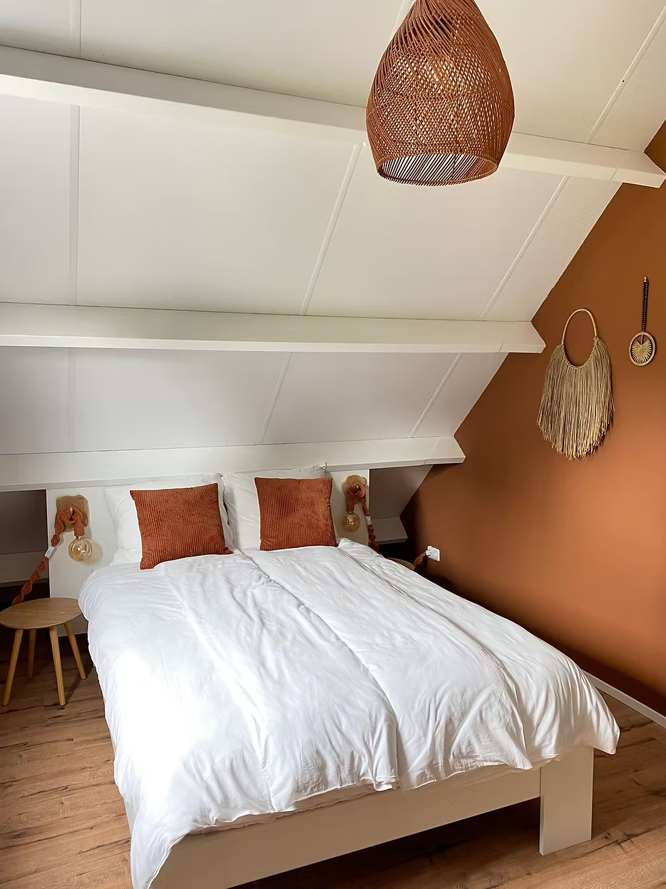 De slaapkamer op het eerste verdiep