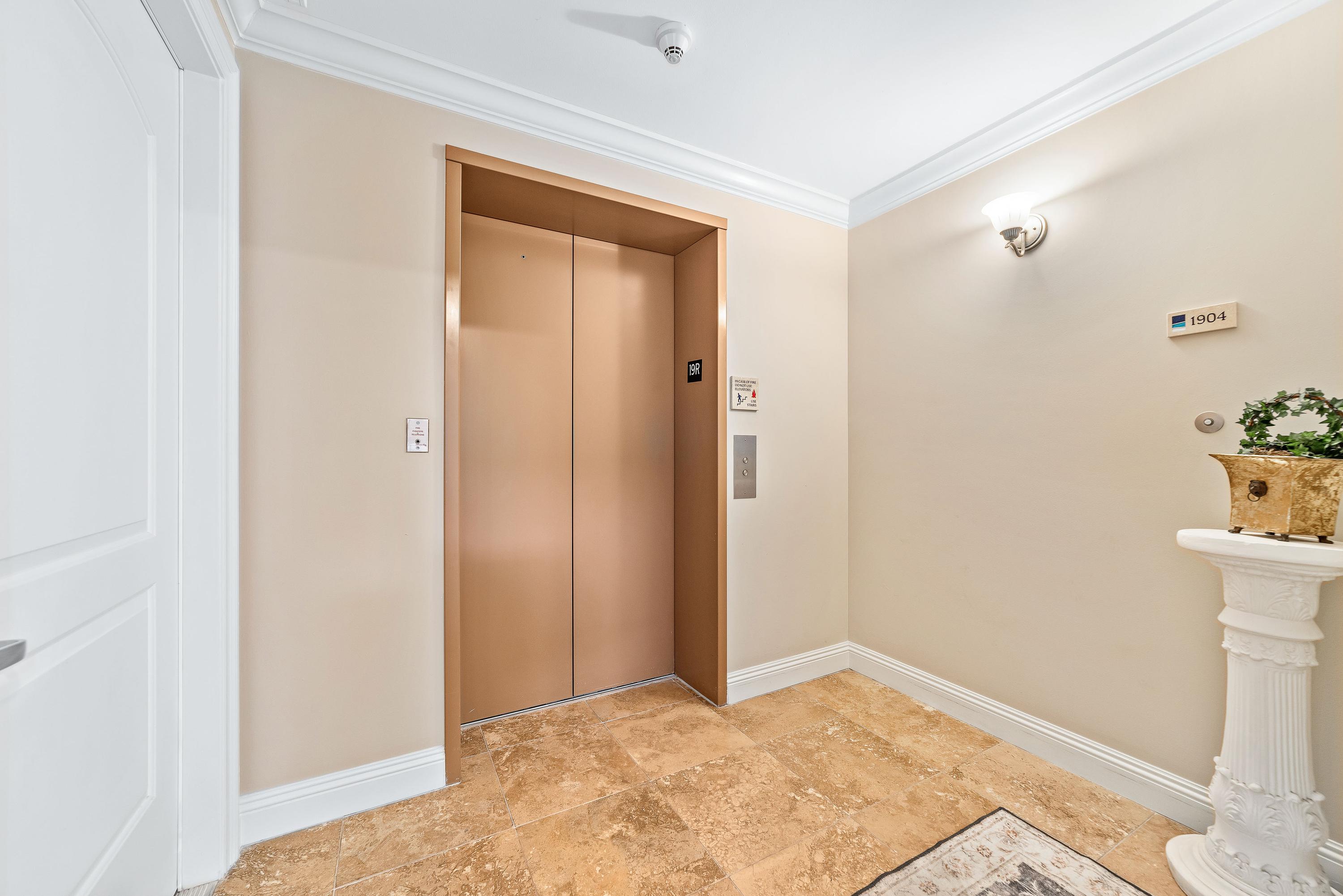 Step directly off the elevator and into our private foyer, and then into condo.
