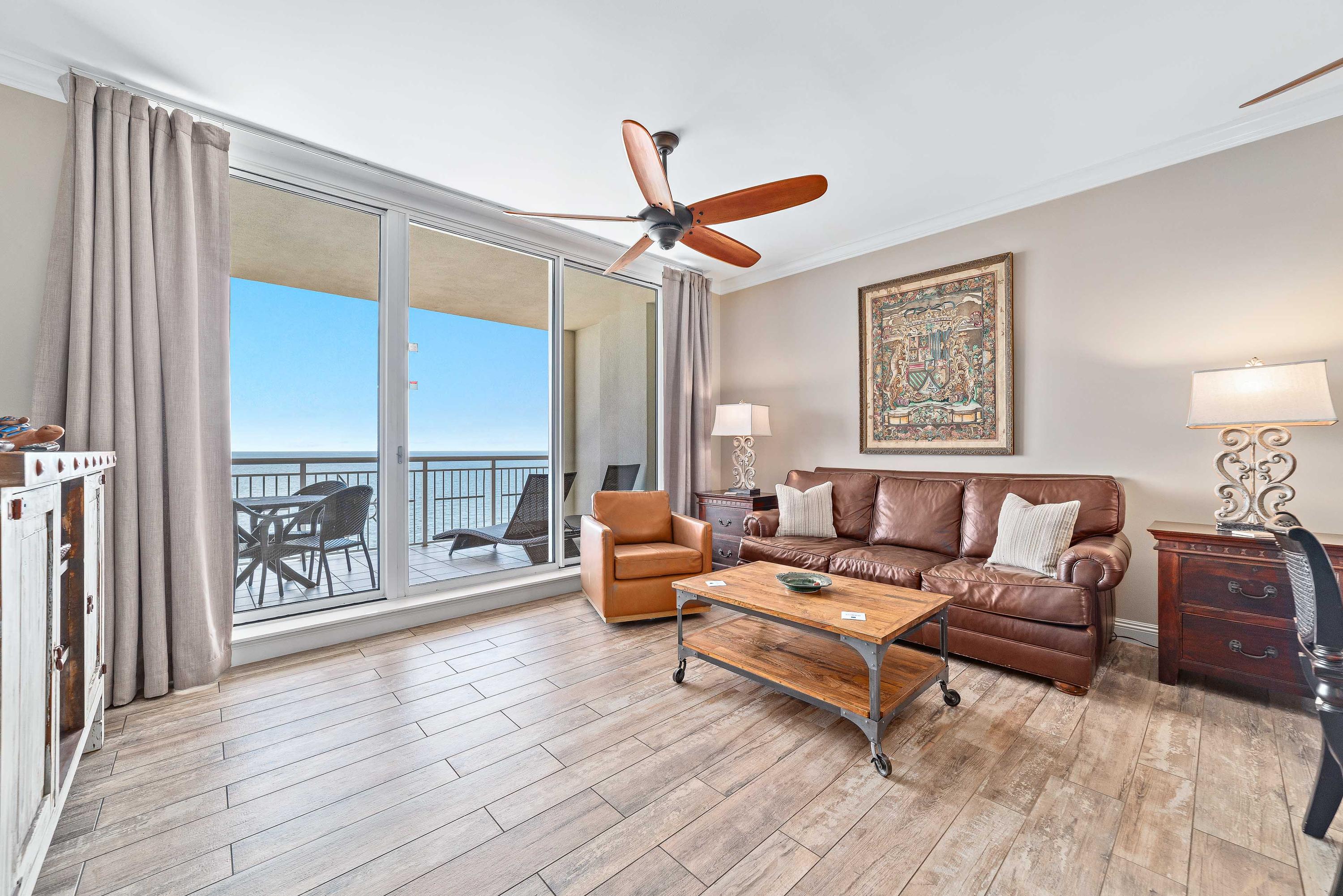 Living Room and Gulf Balcony