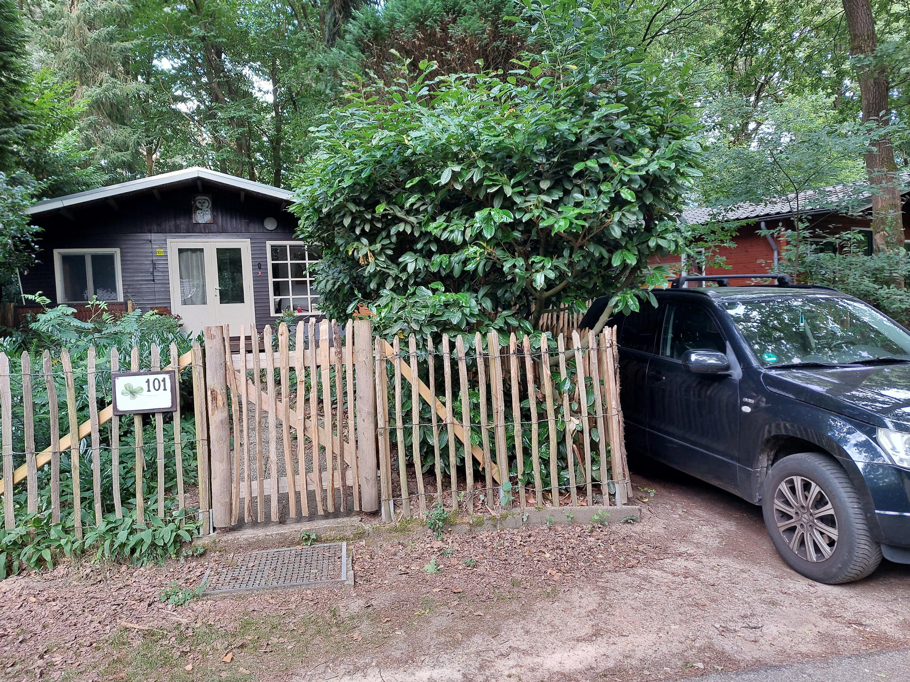 Het Flatcoated Huisje met parking