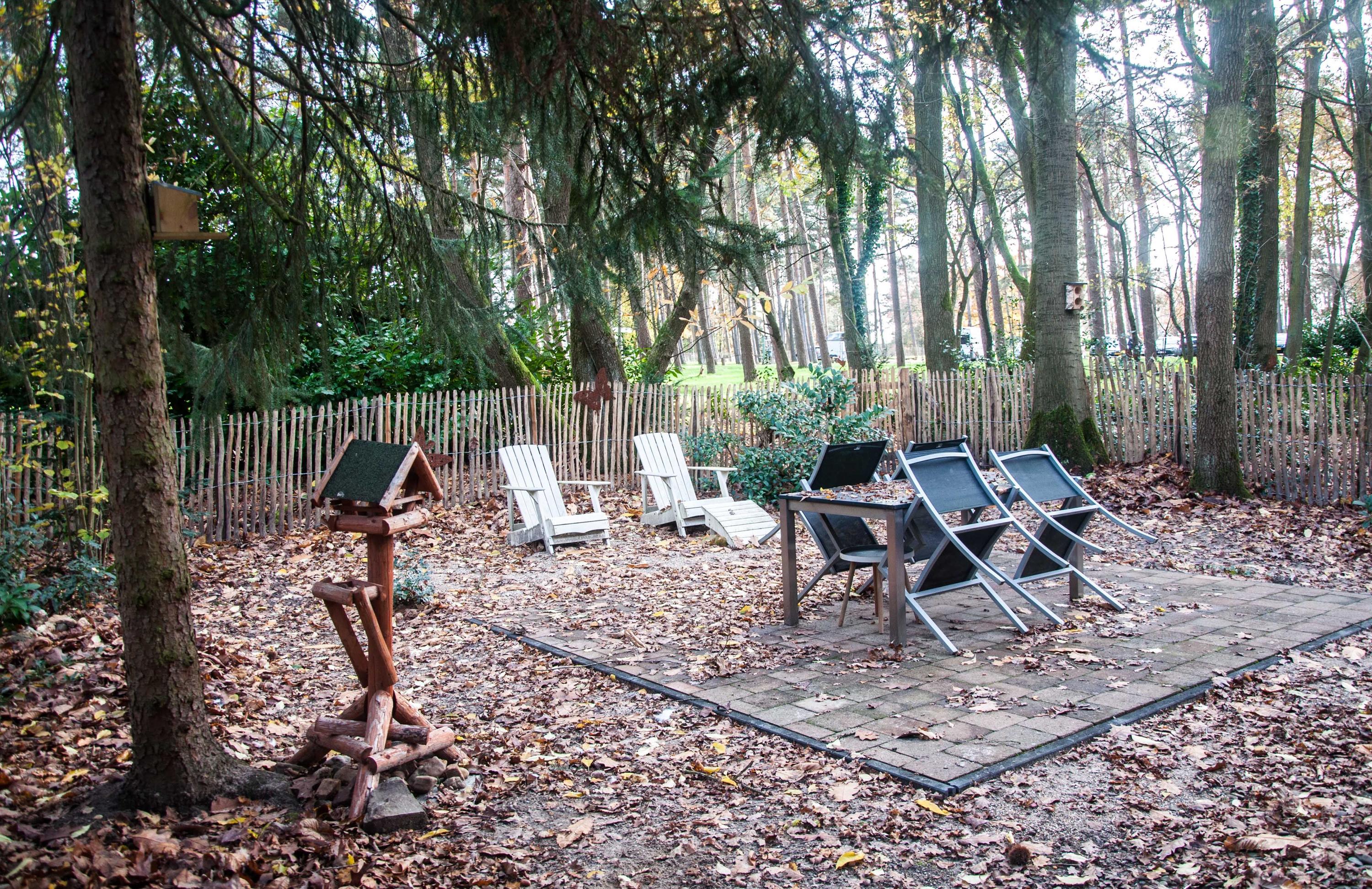De omheinde tuin
