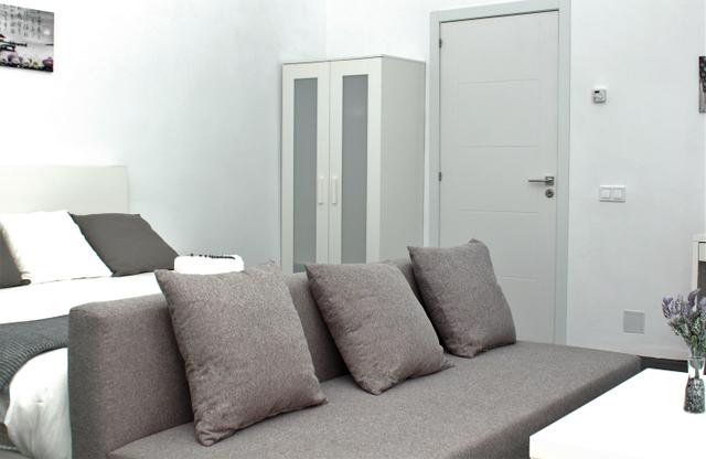 Minimalist design and natural tones create a soothing atmosphere.