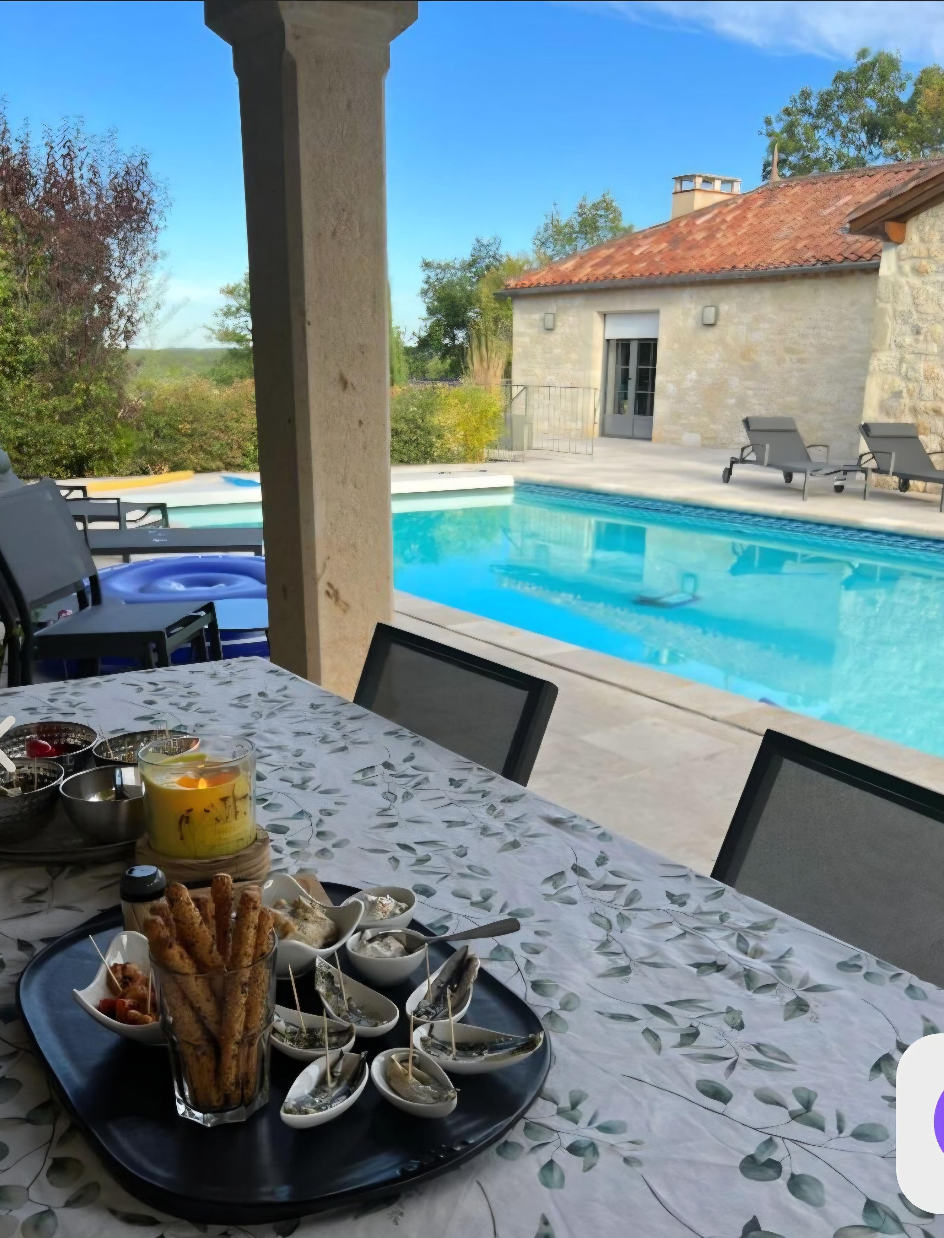 Het overdekte terras