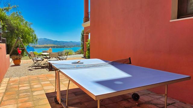 Table tennis table at the Casa Maria vacation home