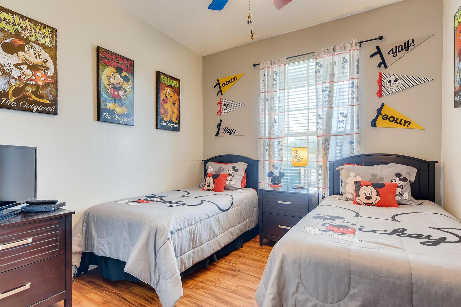 3rd Mickey Themed Bedroom 