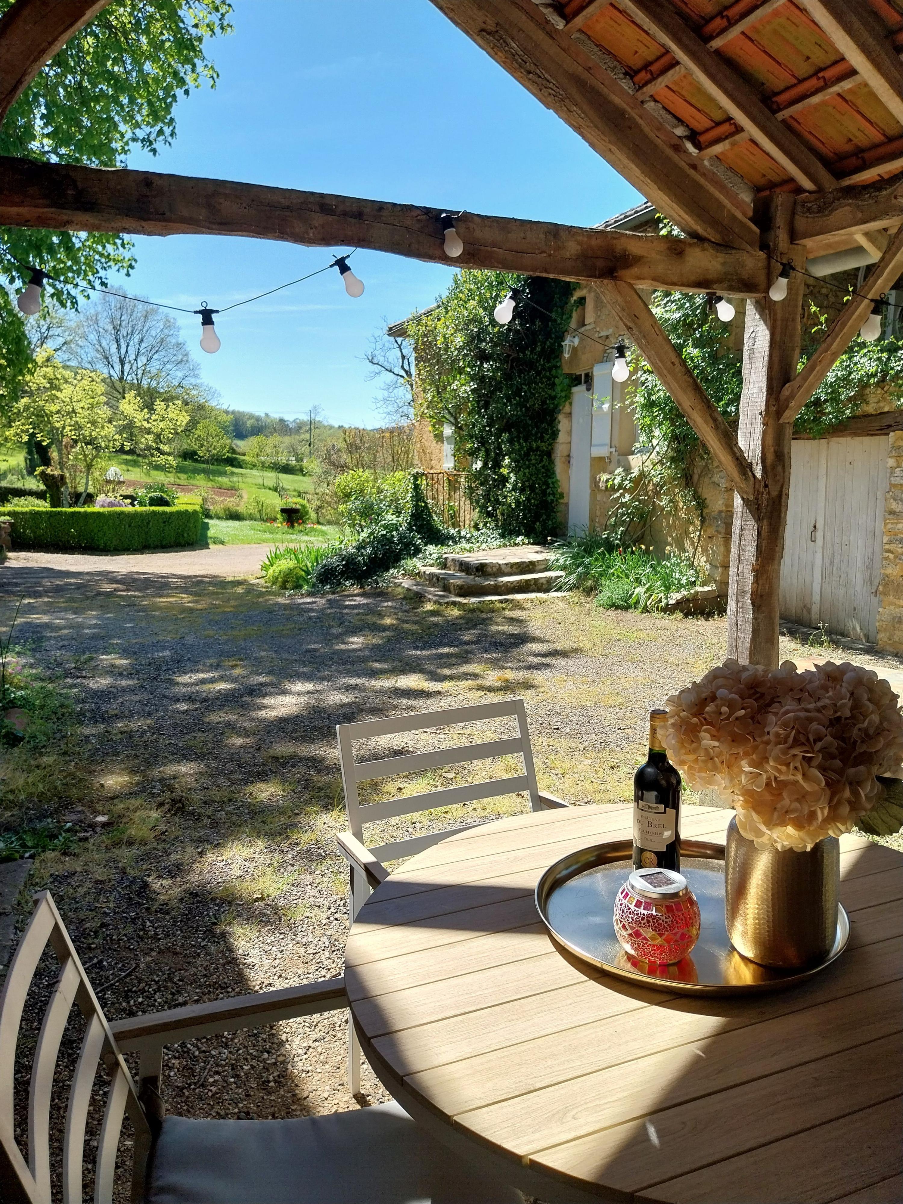 Privéterras Het Toutou Huisje