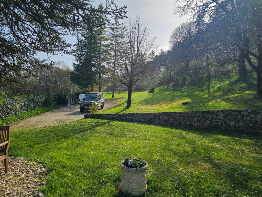 Omheinde tuin van 2.500 m²