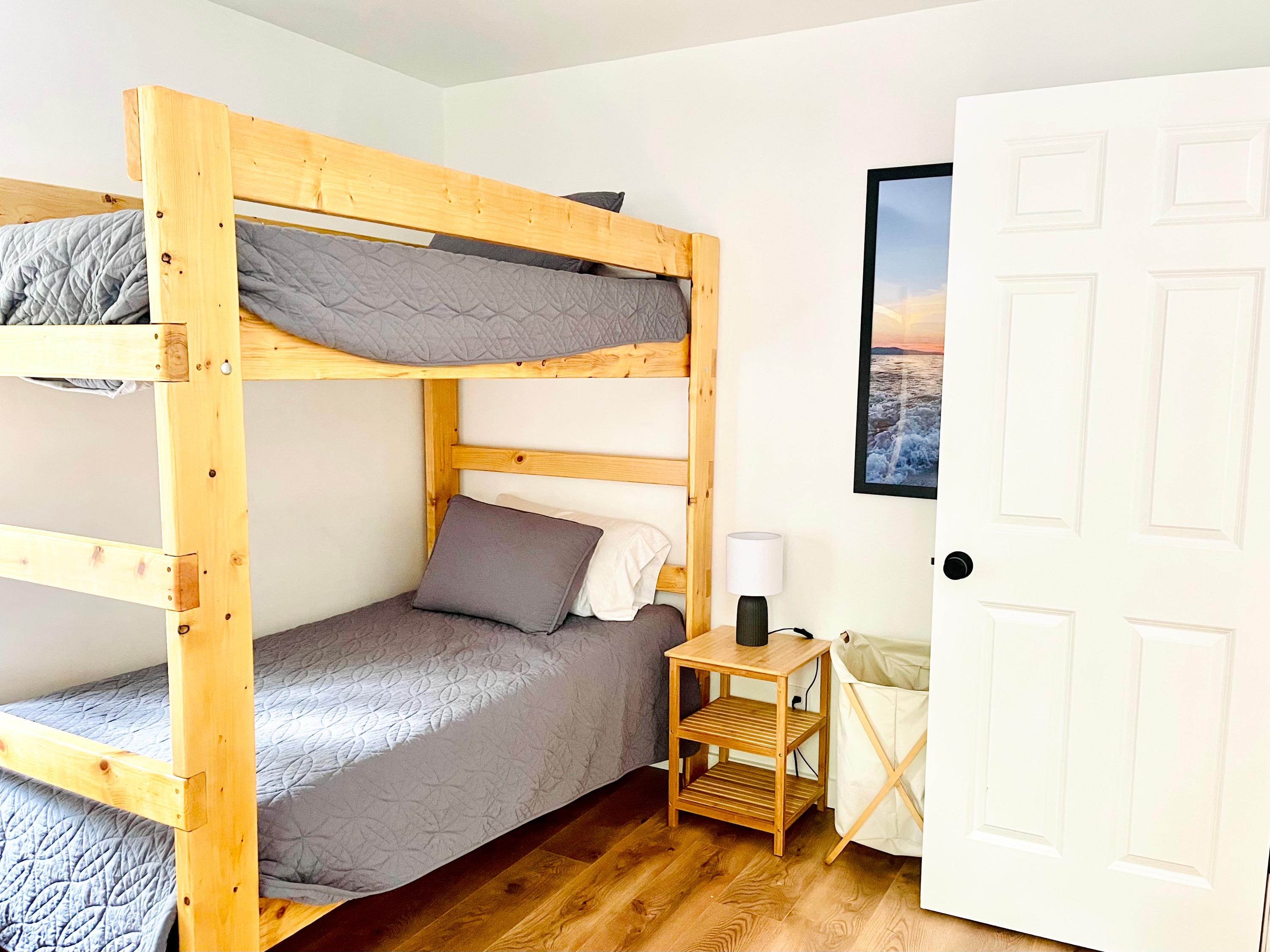 2nd floor bunk room, twin over twin