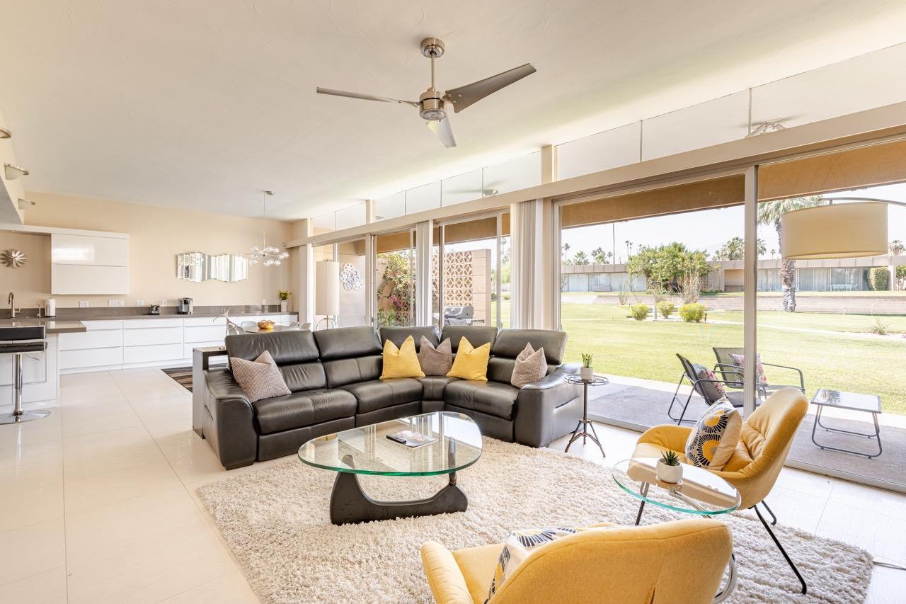 Sandpiper Mid-Mod Oasis | Pool & Mountain Views