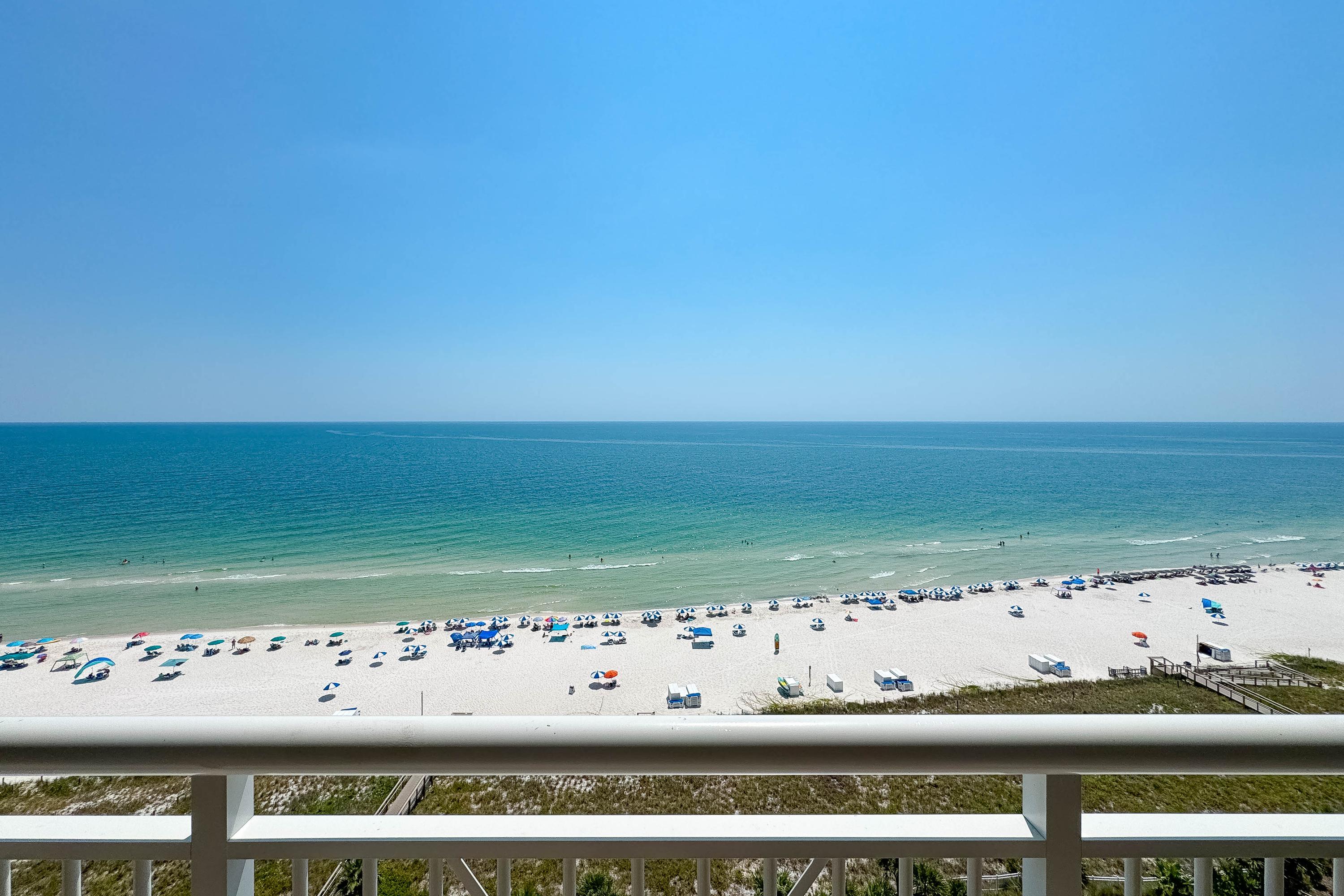 Enjoy close - up views of the beautiful Gulf waters from our Gulfside balcony
