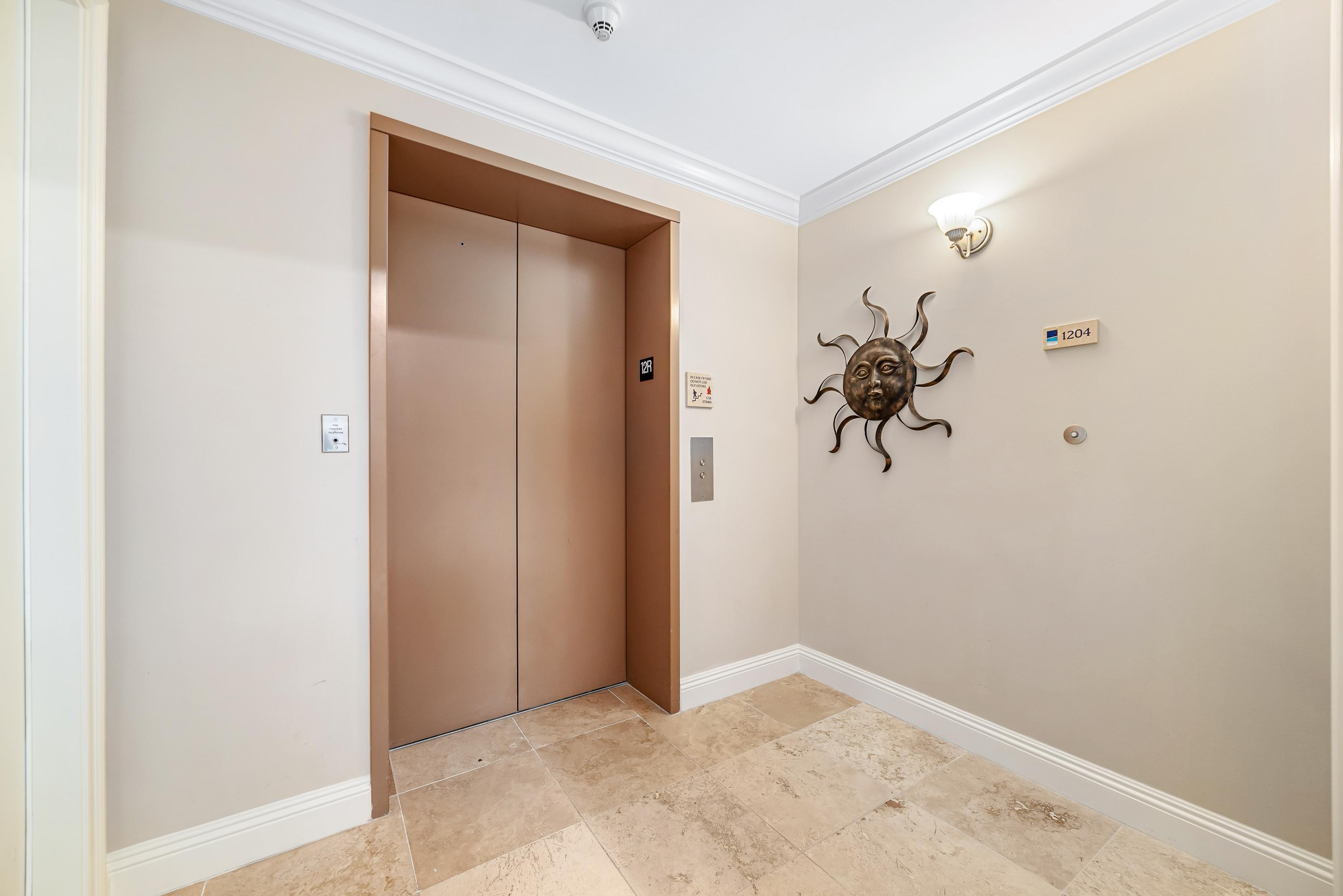Step directly off the elevator and into our private foyer, and then into condo.