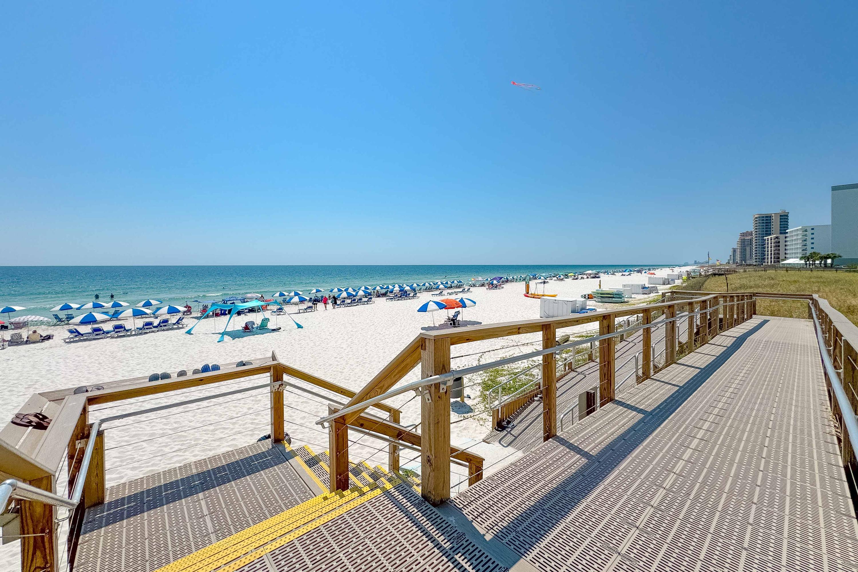 Wonderful ADA-Compliant / Wheel chair friendly beach ramp