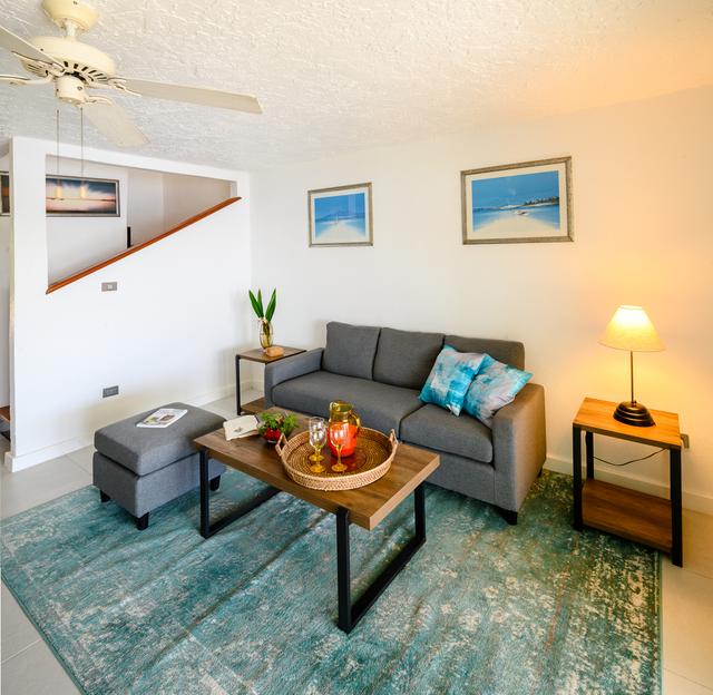 Jolly Harbour Villas Wild Lotus sitting area