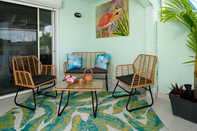 Jolly Harbour Villas Wild Lotus patio terrace 