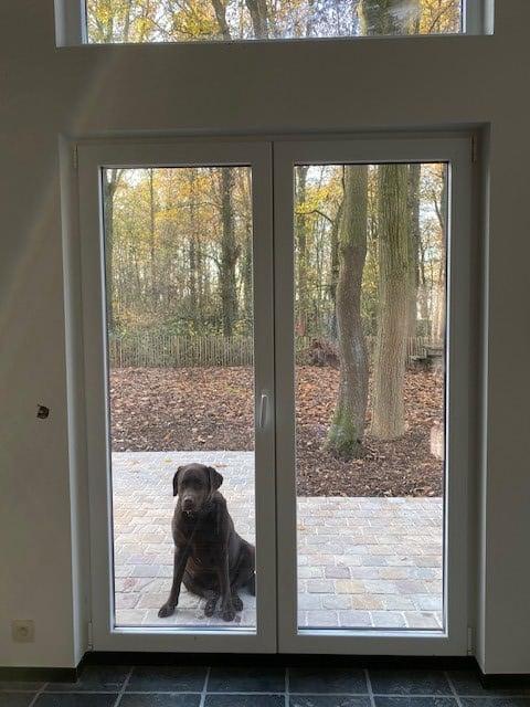 Uitzicht vanuit het vakantiehuis