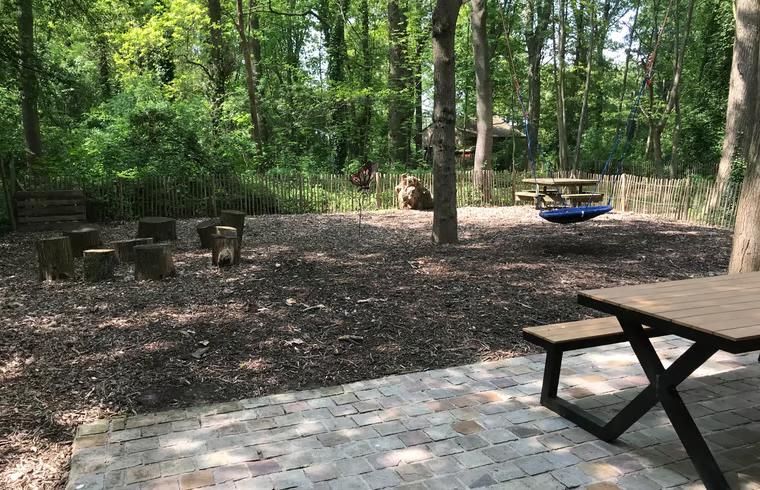 Omheinde tuin