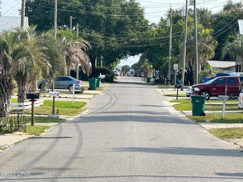 View from driveway