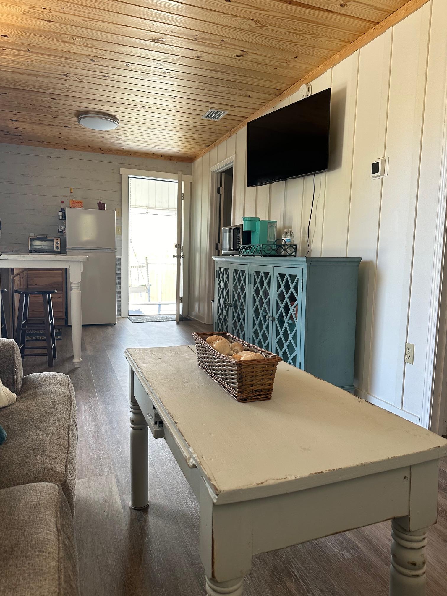 Cottage Kitchenette with Living Area Table
