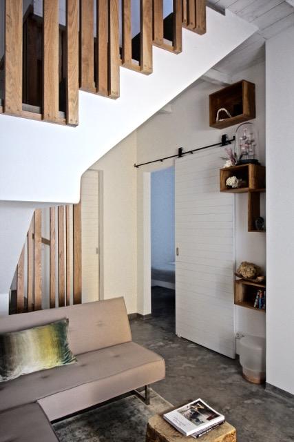 Boutique townhouse Casa Opala exterior in the historic center of Olhão, Algarve