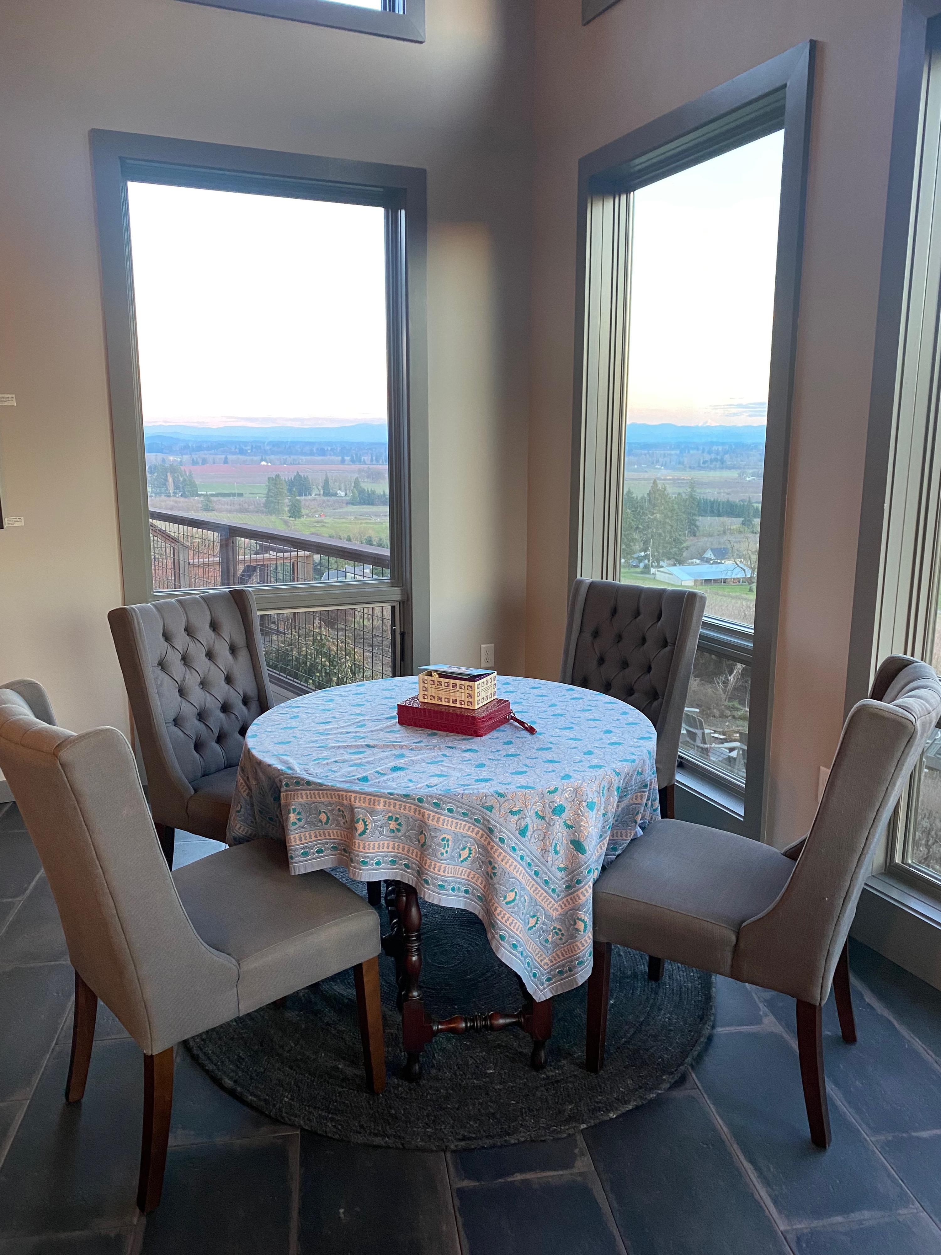 Great Room Wine and Game Table