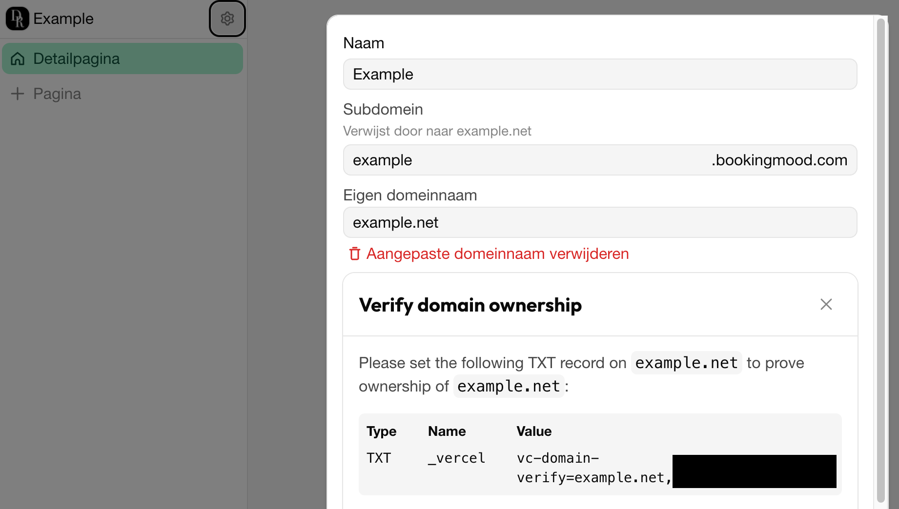 DNS-instellingen