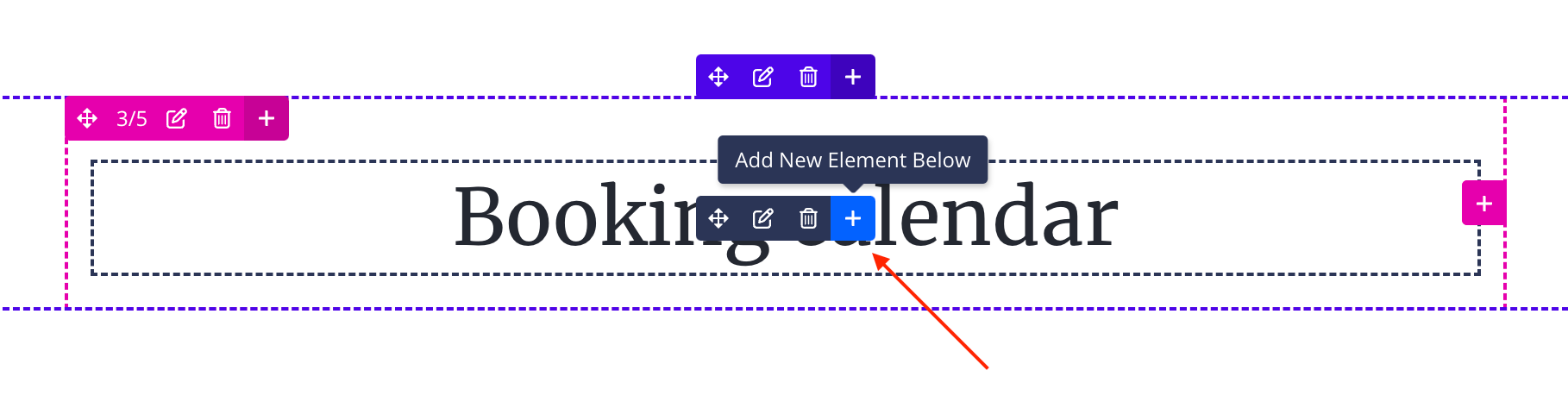 Element addition in Dorik