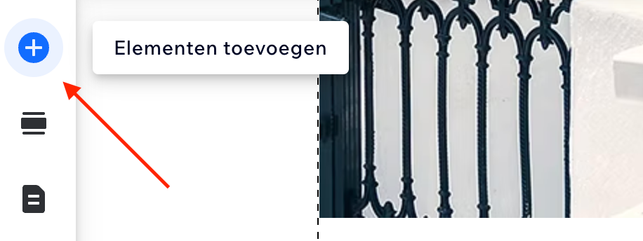Elementen toevoegen