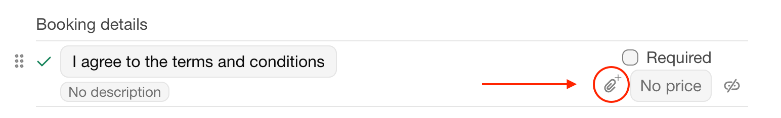 Add attachment