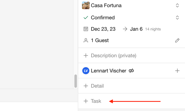 Tasks | Bookingmood docs