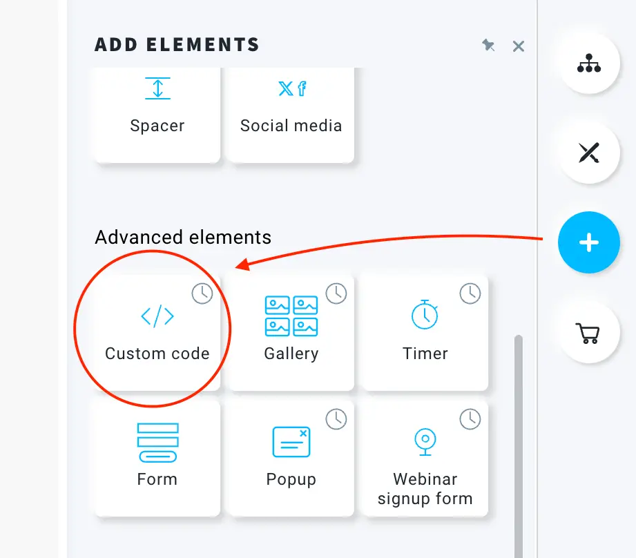 Custom code-element