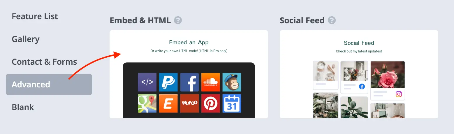 HTML & Insluiten