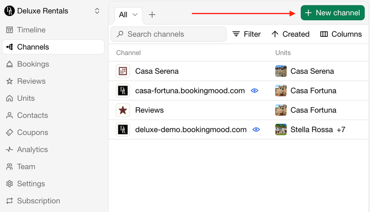 Create a widget | Bookingmood docs