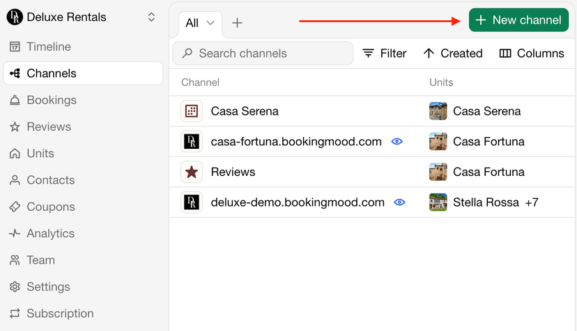 Create a widget | Bookingmood docs