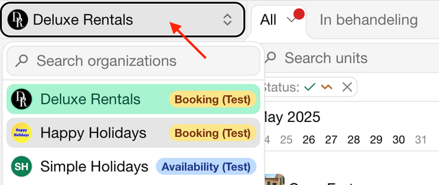 Organizations | Bookingmood docs