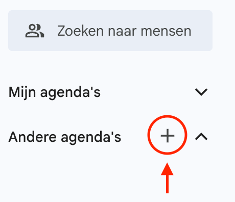 Importeren in Google Agenda