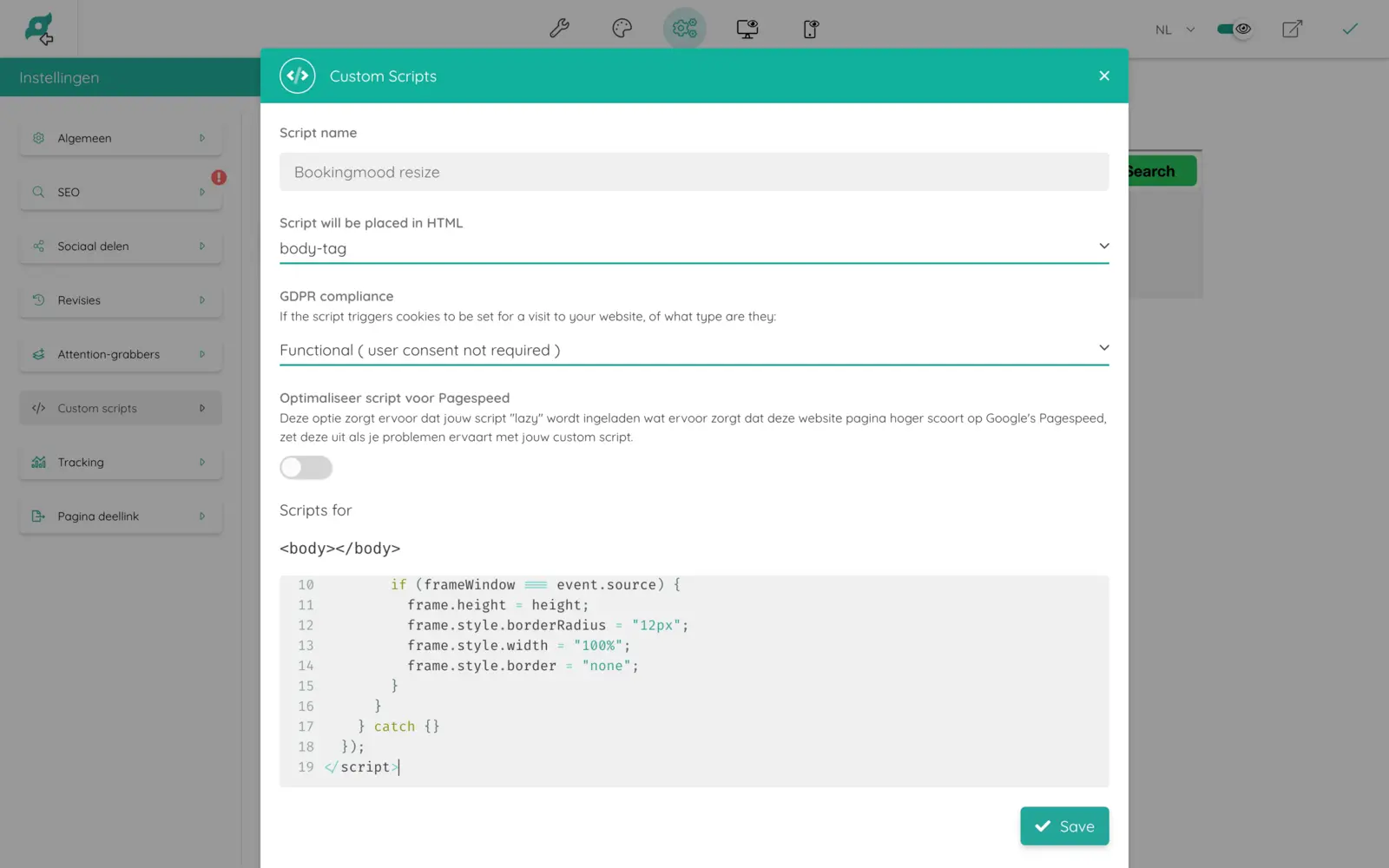 Custom Scripts